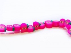 Acheter 20 perles pommes rose fluo en pâte fimo - modelage - 1,99 € en ligne sur La Petite Epicerie - Loisirs créatifs