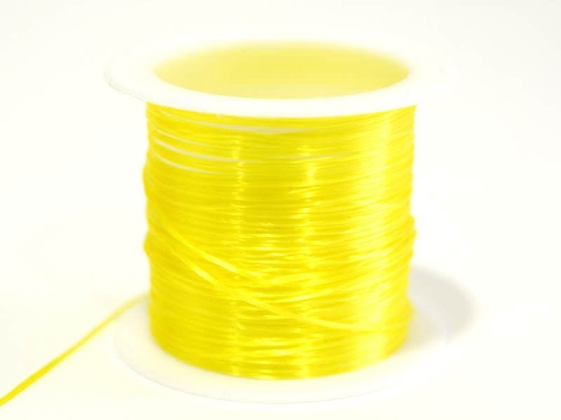 Acheter 12 m de fil élastique brillant - jaune fluo - 1,59 € en ligne sur La Petite Epicerie - Loisirs créatifs