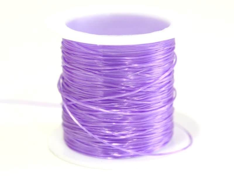 Acheter 12 m de fil élastique brillant - violet - 1,59 € en ligne sur La Petite Epicerie - Loisirs créatifs