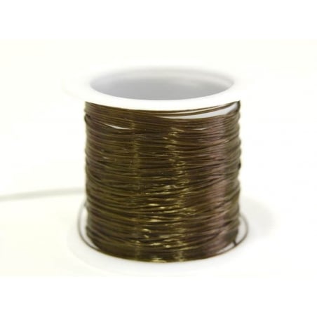 Acheter 12 m de fil élastique brillant - marron - 1,59 € en ligne sur La Petite Epicerie - Loisirs créatifs