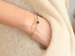 Acheter Bracelet multi-rangs Chloé - Kit bijoux précieux dorés à l'or fin - 21,99 € en ligne sur La Petite Epicerie - Loisirs...