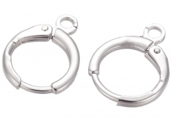 Acheter Dormeuses rondes à breloque - flash argent 925 - 1,99 € en ligne sur La Petite Epicerie - Loisirs créatifs
