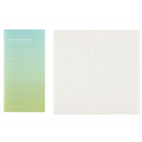 Acheter Carnet aux pages blanches - Dégradé bleu et vert - 2,99 € en ligne sur La Petite Epicerie - Loisirs créatifs
