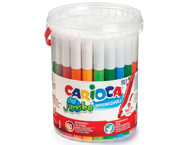 Acheter Seau de 50 feutres Jumbo - Carioca - 18,95 € en ligne sur La Petite Epicerie - Loisirs créatifs