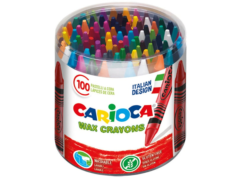 Acheter Lot de 100 pastels à la cire - Carioca Wax - 7,99 € en ligne sur La Petite Epicerie - Loisirs créatifs