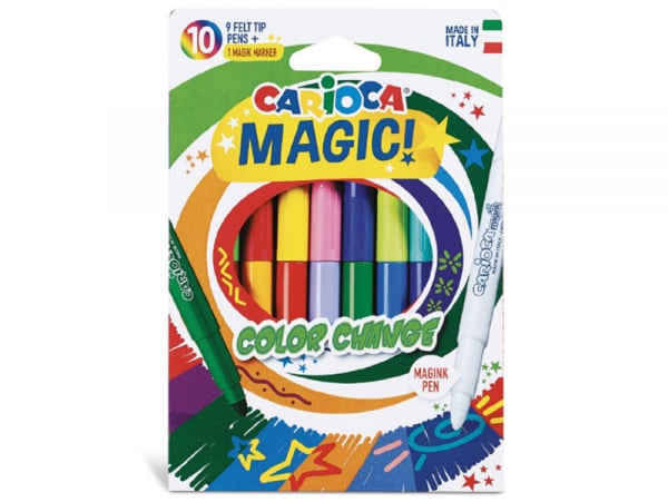 Acheter Pochette de 10 feutres à l'encre magique - Carioca Magic Color Change - 3,45 € en ligne sur La Petite Epicerie - Lois...