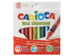 Acheter 12 pastels à la cire - Carioca Wax - 1,03 € en ligne sur La Petite Epicerie - Loisirs créatifs