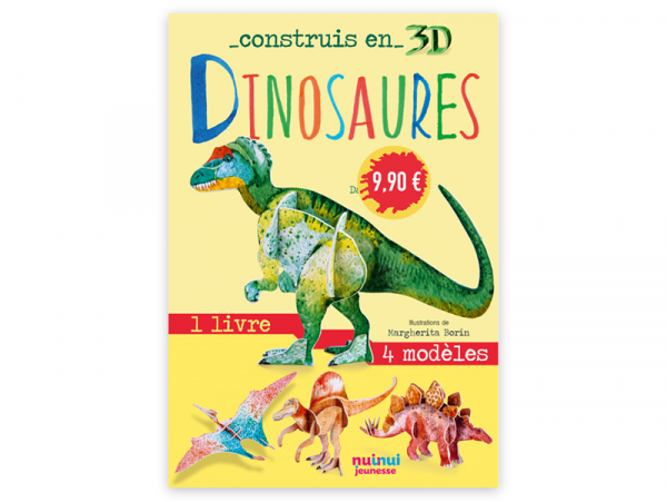 Acheter Coffret Construis en 3D DINOSAURES - 4 dinosaures à assembler - 9,90 € en ligne sur La Petite Epicerie - Loisirs créa...