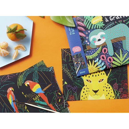 Acheter Mes cartes à gratter jungle - Mel Armstrong - 7,95 € en ligne sur La Petite Epicerie - Loisirs créatifs