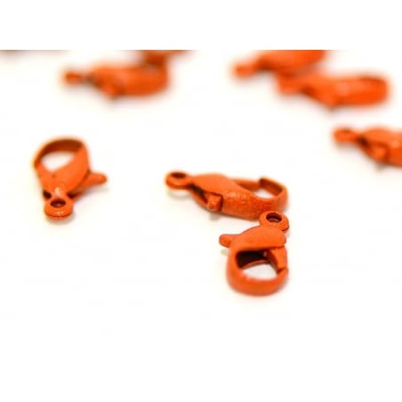 Acheter 1 fermoir mousqueton orange 12 mm - 0,39 € en ligne sur La Petite Epicerie - Loisirs créatifs