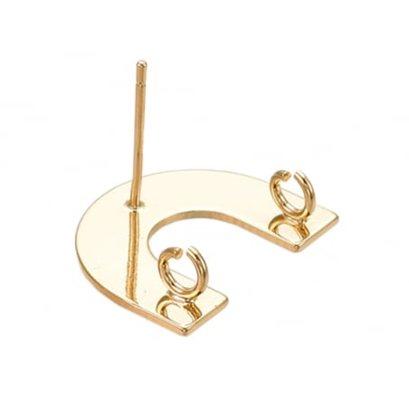 Acheter Puces d'oreilles arc-en-ciel - dorées à l'or fin - 3,99 € en ligne sur La Petite Epicerie - Loisirs créatifs