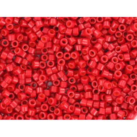 Acheter Miyuki Delicas 11/0 - Opaque sf dyed bright red DB-791 - 2,49 € en ligne sur La Petite Epicerie - Loisirs créatifs