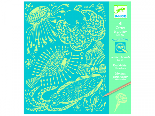 Acheter Cartes à gratter - Sea Life phosphorescentes - 5,99 € en ligne sur La Petite Epicerie - Loisirs créatifs