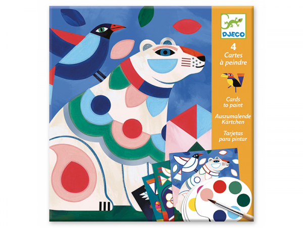 Acheter Cartes à peindre - Le bestiaire - 10,89 € en ligne sur La Petite Epicerie - Loisirs créatifs