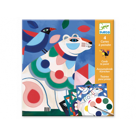 Acheter Cartes à peindre - Le bestiaire - 10,89 € en ligne sur La Petite Epicerie - Loisirs créatifs