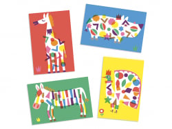 Acheter Créer avec des stickers - Les grands animaux - 8,49 € en ligne sur La Petite Epicerie - Loisirs créatifs