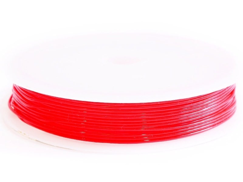 Acheter 5 m de fil élastique 0,8 mm - rouge - 2,49 € en ligne sur La Petite Epicerie - Loisirs créatifs