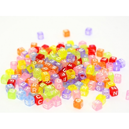 Acheter 200 perles alphabet - cube - 4,99 € en ligne sur La Petite Epicerie - Loisirs créatifs