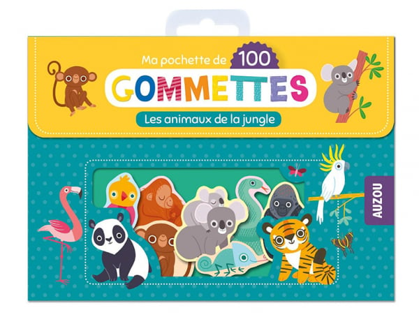Acheter Pochette de 100 gommettes - Les animaux de la jungle - 5,99 € en ligne sur La Petite Epicerie - Loisirs créatifs