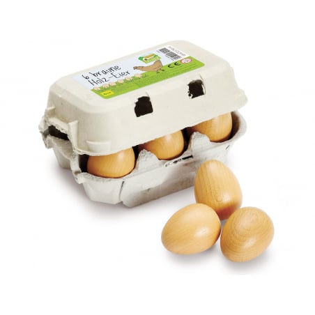 Acheter Boite d'œufs - jouet en bois pour dinette - 5,99 € en ligne sur La Petite Epicerie - Loisirs créatifs