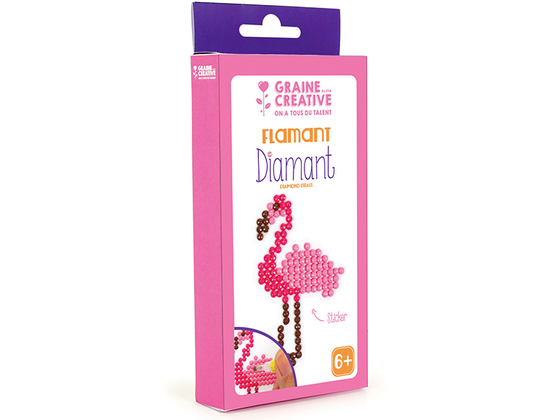 Acheter Kit Diamant mosaïque - Flamant rose - 2,05 € en ligne sur La Petite Epicerie - Loisirs créatifs