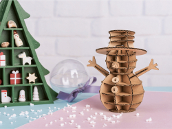 Acheter Maquette en carton 3D - Bonhomme de neige - 2,49 € en ligne sur La Petite Epicerie - Loisirs créatifs