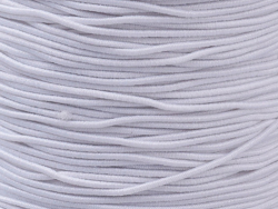 Acheter Bobine de 15 mètres de fil élastique blanc - diamètre 1mm - adapté pour coudre des masques COVID-19 - 0,99 € en ligne...