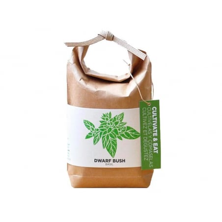 Acheter Kit "Cultivez et mangez" - basilic nain - Petit sac japonais pour faire pousser une plante - 9,99 € en ligne sur La P...