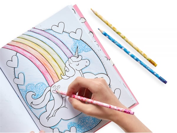 Acheter 12 crayons de couleur avec gomme - motif licornes - 11,49 € en ligne sur La Petite Epicerie - Loisirs créatifs