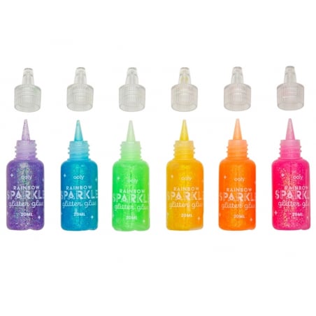 Acheter 6 stylos colle à paillettes - rainbow sparkle - 9,99 € en ligne sur La Petite Epicerie - Loisirs créatifs