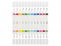 Acheter 12 feutres double pointe - couleurs pop - 18,99 € en ligne sur La Petite Epicerie - Loisirs créatifs