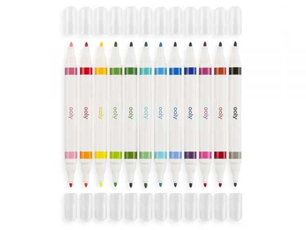 Acheter 12 feutres double pointe - couleurs pop - 18,99 € en ligne sur La Petite Epicerie - Loisirs créatifs