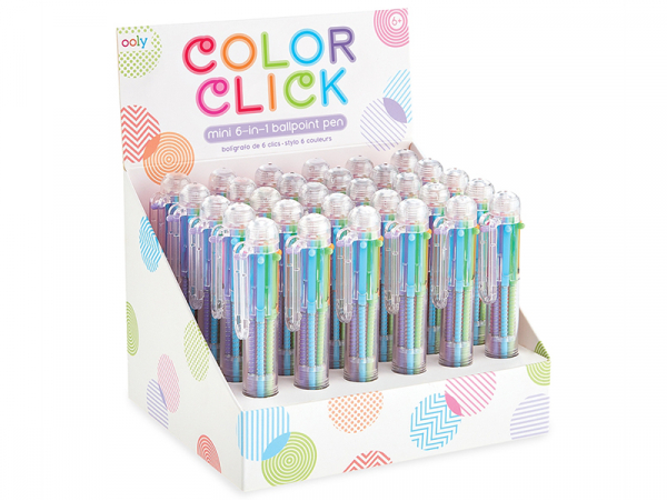 Acheter Mini stylo 6 couleurs - color click - 2,49 € en ligne sur La Petite Epicerie - Loisirs créatifs