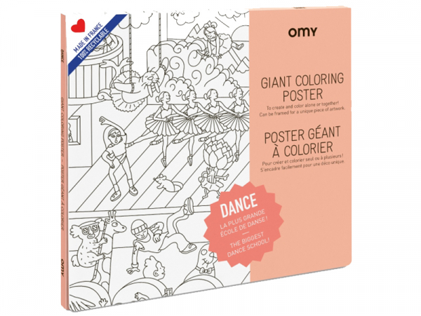 Acheter Poster géant en papier à colorier - DANCE - 10,89 € en ligne sur La Petite Epicerie - Loisirs créatifs