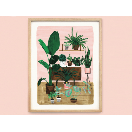 Acheter Affiche aquarelle - Living room - 18 x 24 cm - ATWS - 11,99 € en ligne sur La Petite Epicerie - Loisirs créatifs