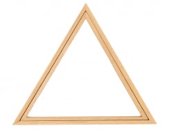 Acheter Grand cadre triangulaire pour ouvrage, broderie, punch needle 27,7 x 24 cm - 10,99 € en ligne sur La Petite Epicerie ...