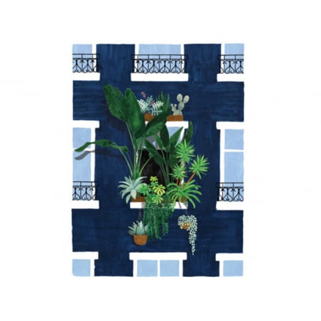 Acheter Affiche aquarelle - Mon joli balcon - 50 x 70 cm - ATWS - 44,99 € en ligne sur La Petite Epicerie - Loisirs créatifs