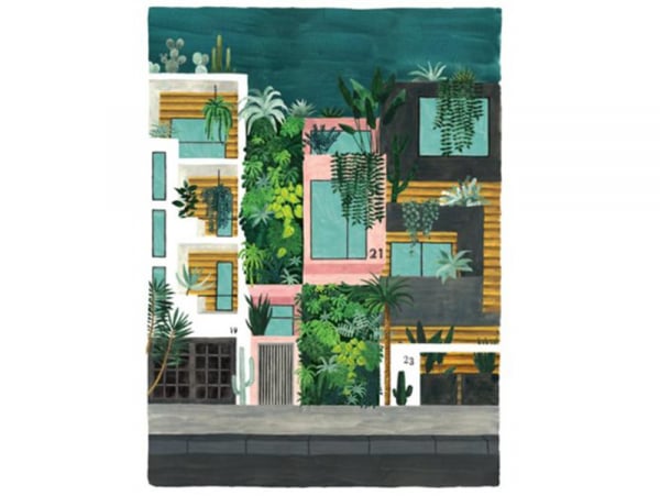 Acheter Affiche aquarelle - Immeubles - 50 x 70 cm - ATWS - 44,99 € en ligne sur La Petite Epicerie - Loisirs créatifs