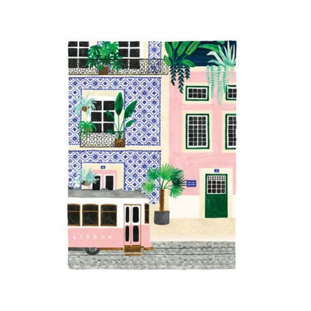 Acheter Affiche aquarelle - Lisbonne - 50 x 70 cm - ATWS - 44,99 € en ligne sur La Petite Epicerie - Loisirs créatifs