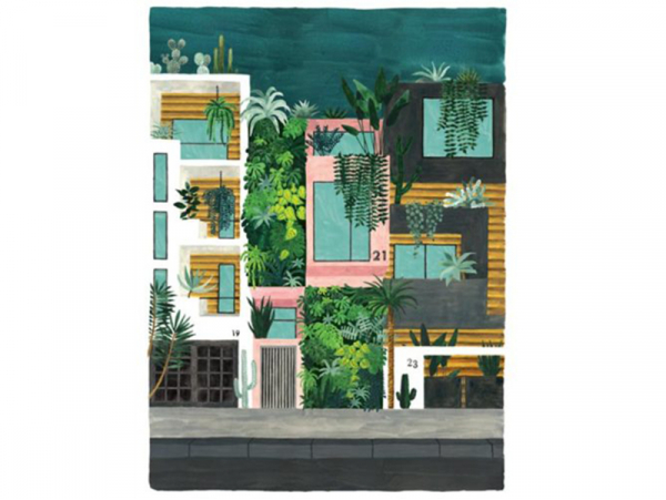 Acheter Affiche aquarelle - Immeubles - 29,7 x 39,7 cm - ATWS - 23,99 € en ligne sur La Petite Epicerie - Loisirs créatifs
