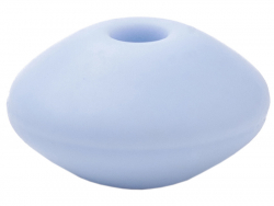 Acheter Lot de 6 perles plates de 12 mm en silicone - Bleu clair - 2,99 € en ligne sur La Petite Epicerie - Loisirs créatifs