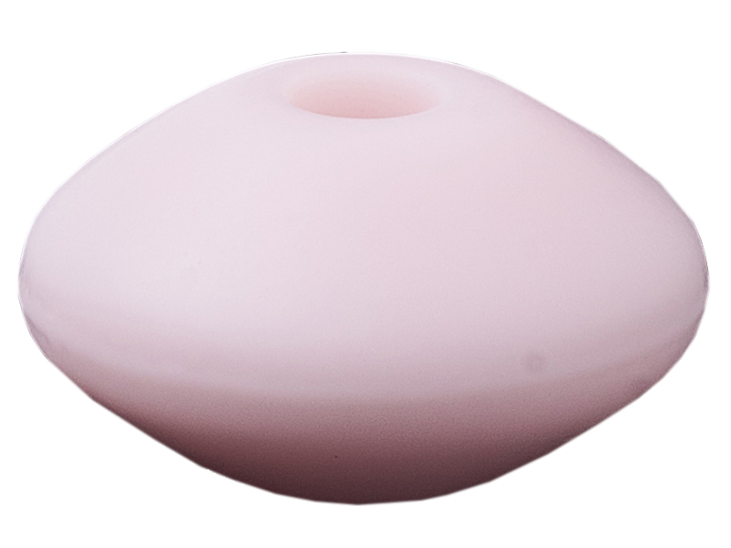Acheter Lot de 6 perles plates de 12 mm en silicone - Rose clair - 2,99 € en ligne sur La Petite Epicerie - Loisirs créatifs