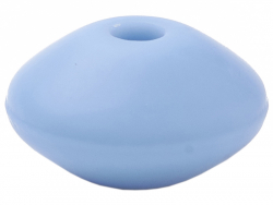 Acheter Lot de 6 perles plates de 12 mm en silicone - Bleuet - 2,99 € en ligne sur La Petite Epicerie - Loisirs créatifs