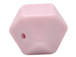 Acheter Lot de 3 perles géométriques de 14 mm en silicone - Rose clair - 2,99 € en ligne sur La Petite Epicerie - Loisirs cré...