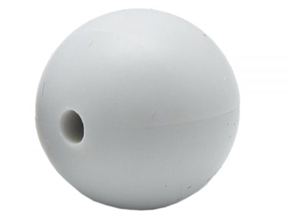 Acheter Lot de 5 perles rondes de 12 mm en silicone - Gris clair - 2,99 € en ligne sur La Petite Epicerie - Loisirs créatifs