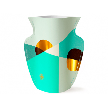 Acheter Petit vase en papier Octaevo - Siena menthe - 13,99 € en ligne sur La Petite Epicerie - Loisirs créatifs