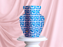 Acheter Grand vase en papier Octaevo - Icarus bleu - 22,99 € en ligne sur La Petite Epicerie - Loisirs créatifs
