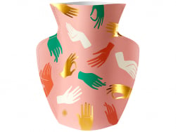 Acheter Grand vase en papier Octaevo - Hamsa rose - 21,99 € en ligne sur La Petite Epicerie - Loisirs créatifs
