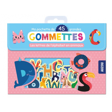 Acheter Pochette de 45 grandes gommettes - Les lettres de l'alphabet en animaux - 3,95 € en ligne sur La Petite Epicerie - Lo...
