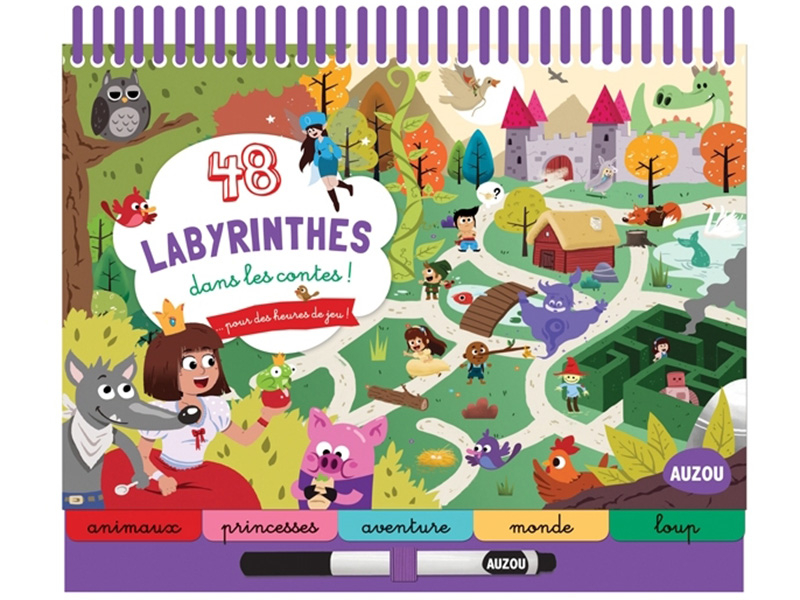 Acheter 48 labyrinthes - Dans les contes - 9,95 € en ligne sur La Petite Epicerie - Loisirs créatifs